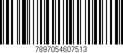 Código de barras (EAN, GTIN, SKU, ISBN): '7897054607513'