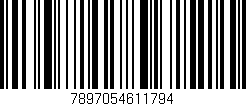 Código de barras (EAN, GTIN, SKU, ISBN): '7897054611794'