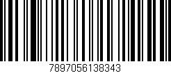 Código de barras (EAN, GTIN, SKU, ISBN): '7897056138343'