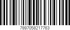 Código de barras (EAN, GTIN, SKU, ISBN): '7897058217763'