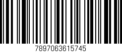 Código de barras (EAN, GTIN, SKU, ISBN): '7897063615745'