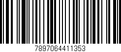 Código de barras (EAN, GTIN, SKU, ISBN): '7897064411353'