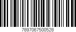 Código de barras (EAN, GTIN, SKU, ISBN): '7897067500528'