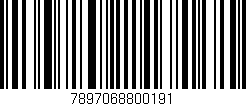 Código de barras (EAN, GTIN, SKU, ISBN): '7897068800191'
