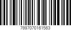 Código de barras (EAN, GTIN, SKU, ISBN): '7897070161563'
