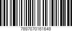 Código de barras (EAN, GTIN, SKU, ISBN): '7897070161648'