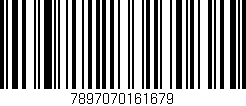 Código de barras (EAN, GTIN, SKU, ISBN): '7897070161679'