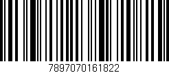 Código de barras (EAN, GTIN, SKU, ISBN): '7897070161822'