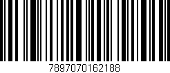 Código de barras (EAN, GTIN, SKU, ISBN): '7897070162188'