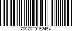Código de barras (EAN, GTIN, SKU, ISBN): '7897070162454'