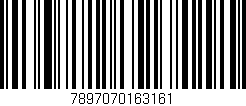 Código de barras (EAN, GTIN, SKU, ISBN): '7897070163161'