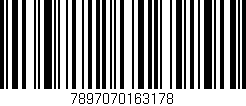 Código de barras (EAN, GTIN, SKU, ISBN): '7897070163178'