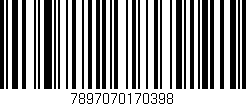 Código de barras (EAN, GTIN, SKU, ISBN): '7897070170398'