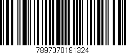 Código de barras (EAN, GTIN, SKU, ISBN): '7897070191324'