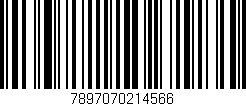 Código de barras (EAN, GTIN, SKU, ISBN): '7897070214566'