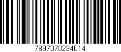 Código de barras (EAN, GTIN, SKU, ISBN): '7897070234014'