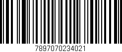Código de barras (EAN, GTIN, SKU, ISBN): '7897070234021'