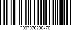 Código de barras (EAN, GTIN, SKU, ISBN): '7897070238470'