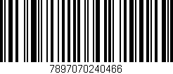 Código de barras (EAN, GTIN, SKU, ISBN): '7897070240466'
