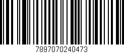 Código de barras (EAN, GTIN, SKU, ISBN): '7897070240473'