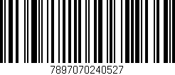 Código de barras (EAN, GTIN, SKU, ISBN): '7897070240527'