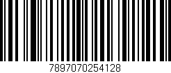 Código de barras (EAN, GTIN, SKU, ISBN): '7897070254128'