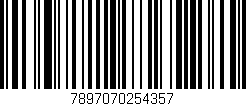 Código de barras (EAN, GTIN, SKU, ISBN): '7897070254357'