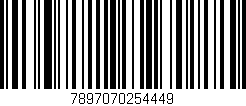 Código de barras (EAN, GTIN, SKU, ISBN): '7897070254449'