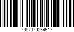 Código de barras (EAN, GTIN, SKU, ISBN): '7897070254517'