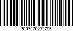 Código de barras (EAN, GTIN, SKU, ISBN): '7897070262796'