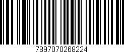 Código de barras (EAN, GTIN, SKU, ISBN): '7897070268224'