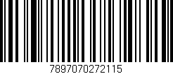 Código de barras (EAN, GTIN, SKU, ISBN): '7897070272115'