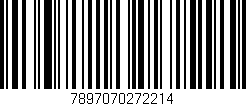 Código de barras (EAN, GTIN, SKU, ISBN): '7897070272214'