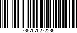 Código de barras (EAN, GTIN, SKU, ISBN): '7897070272269'