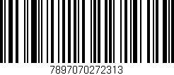 Código de barras (EAN, GTIN, SKU, ISBN): '7897070272313'