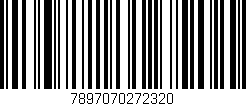 Código de barras (EAN, GTIN, SKU, ISBN): '7897070272320'