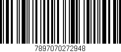 Código de barras (EAN, GTIN, SKU, ISBN): '7897070272948'
