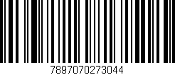 Código de barras (EAN, GTIN, SKU, ISBN): '7897070273044'