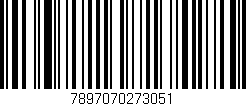 Código de barras (EAN, GTIN, SKU, ISBN): '7897070273051'