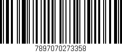 Código de barras (EAN, GTIN, SKU, ISBN): '7897070273358'