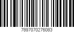 Código de barras (EAN, GTIN, SKU, ISBN): '7897070276083'
