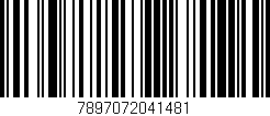 Código de barras (EAN, GTIN, SKU, ISBN): '7897072041481'