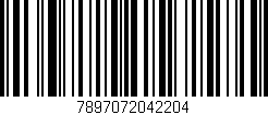 Código de barras (EAN, GTIN, SKU, ISBN): '7897072042204'
