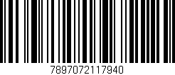 Código de barras (EAN, GTIN, SKU, ISBN): '7897072117940'