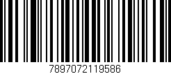 Código de barras (EAN, GTIN, SKU, ISBN): '7897072119586'