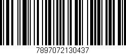 Código de barras (EAN, GTIN, SKU, ISBN): '7897072130437'