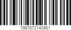 Código de barras (EAN, GTIN, SKU, ISBN): '7897072143451'