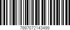 Código de barras (EAN, GTIN, SKU, ISBN): '7897072143499'