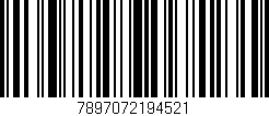Código de barras (EAN, GTIN, SKU, ISBN): '7897072194521'