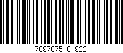 Código de barras (EAN, GTIN, SKU, ISBN): '7897075101922'